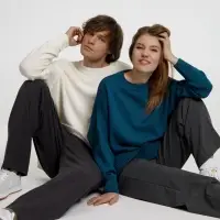 Джемпер оверсайз унисекс Stated в сумке, белый (молочный), размер L/XL
