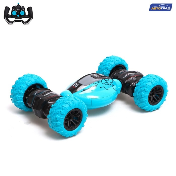 Перевёртыш радиоуправляемый CLIMBER, 1:16, 4WD, работает от аккумулятора, цвет синий Перевёртыш радиоуправляемый CLIMBER, 1:16, 4WD, работает от аккумулятора, цвет синий