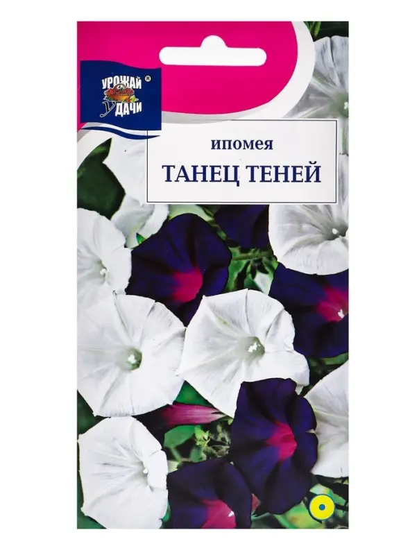 Семена цветов Ипомея  Семена цветов Ипомея "Танец Теней", 0,2г