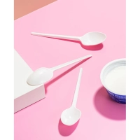 Ложка одноразовая столовая  165мм, белая, КОМУС ПС 100шт/уп