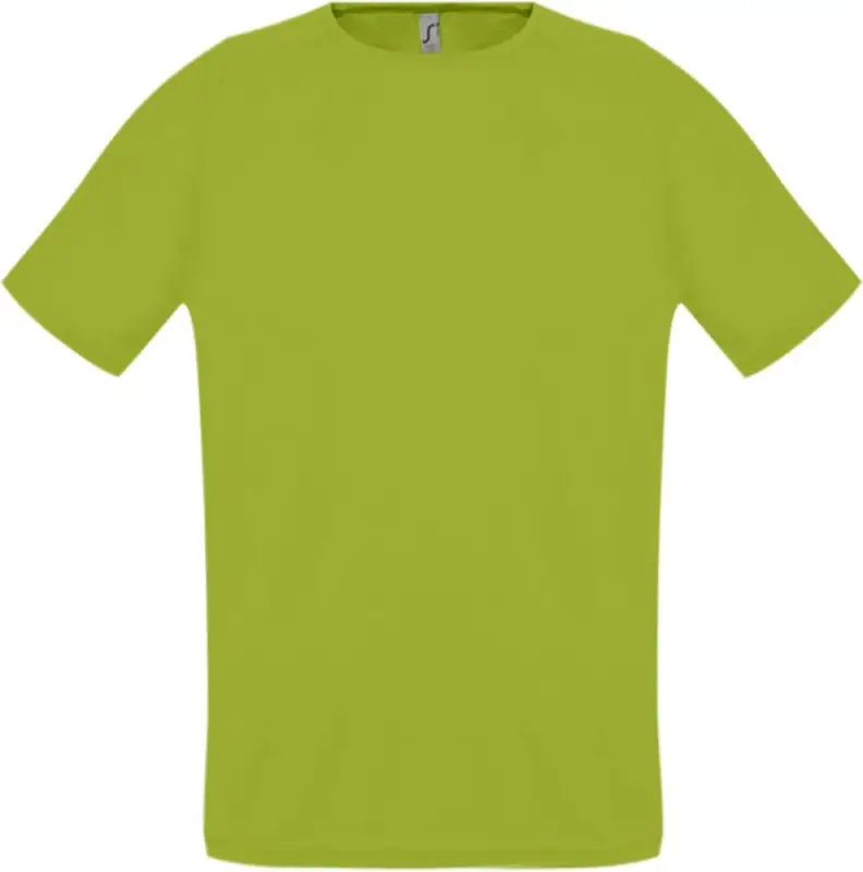 Футболка унисекс Sporty 140 зеленое яблоко, размер XXs