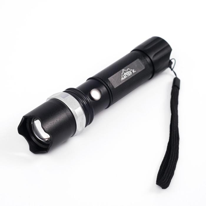 Фонарь ручной аккумуляторный Фонарь ручной аккумуляторный "Мастер К", 3 режима, 15 х 3 см