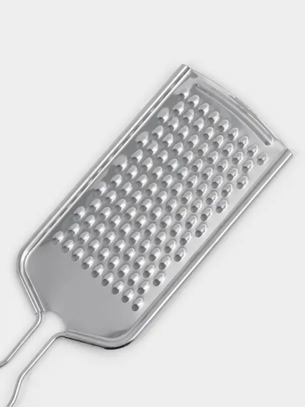 Тёрка для сыра мелкая Доляна &laquo;Помощник&raquo;, 21&times;5.5 см, с ручкой, нержавеющая сталь, серебристая