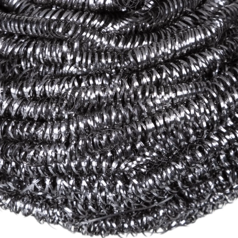 Губка-мочалка для мытья посуды Inox очищающая спираль 40г, 100200