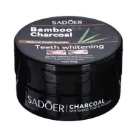 Зубной порошок Sadoer с бамбуковым углём, 60 г