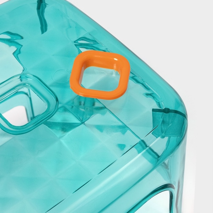 Табурет-подставка «Кристалл», пластик, 25,5×23,4 см, голубой Табурет-подставка «Кристалл», пластик, 25,5×23,4 см, голубой