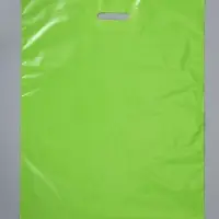 Пакет полиэтиленовый с вырубной ручкой, Салатовый 50-60 См, 70 мкм