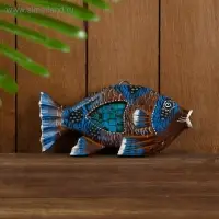 Панно "Рыбка морская" дерево 20х1,5х10 см Панно "Рыбка морская" дерево 20х1,5х10 см