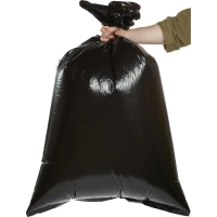 Мешки для мусора ПВД 120л 25мкм 50шт/уп черн 70х110см, Стандарт