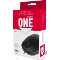 Мышь компьютерная Smartbuy ONE 214-K черная (SBM-214-K)