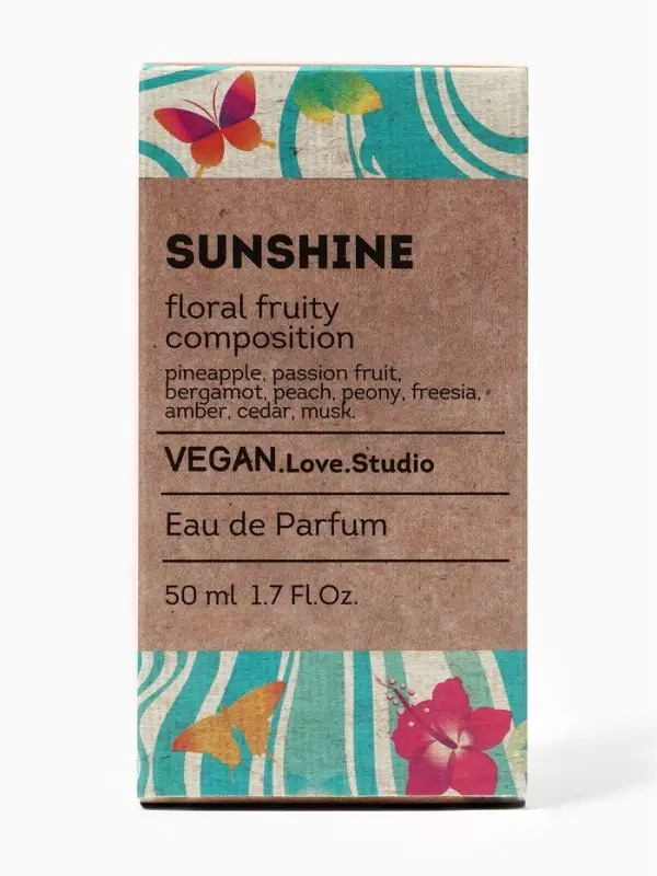 Парфюмерная вода женская Vegan Love Studio Sunshine, 50 мл (по мотивам Incanto Shine (Salvatore Ferragamo)