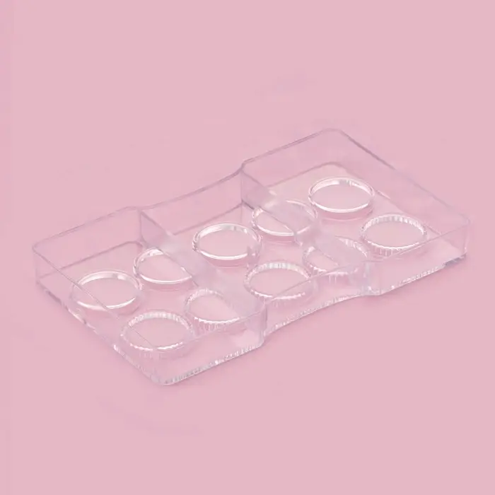 Форма для конфет и шоколада KONFINETTA &laquo;Медаль&raquo;, 20&times;12&times;2.5 см, 10 ячеек 3.3&times;0.4 см, пластик, прозрачная