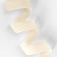 Лента бархатная, 25 мм, 18&plusmn;1 м, молочная №08