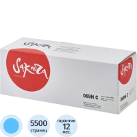 Картридж лазерный Sakura 069H C гол.пов. Емк. для Canon LBP673Cdw/MF752Cdw