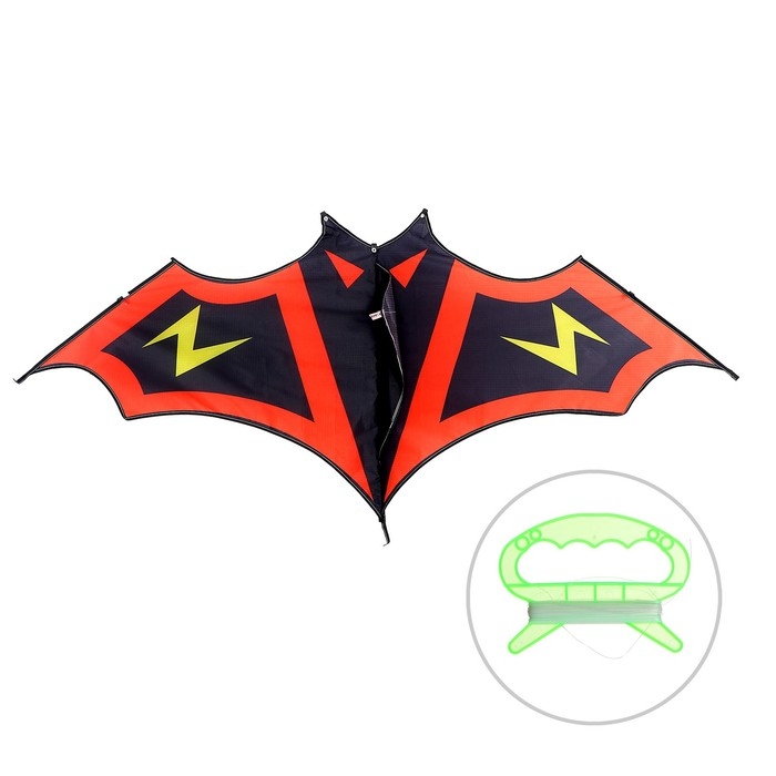 Воздушный змей «Летучая Мышь», цвета МИКС Воздушный змей «Летучая Мышь», цвета МИКС