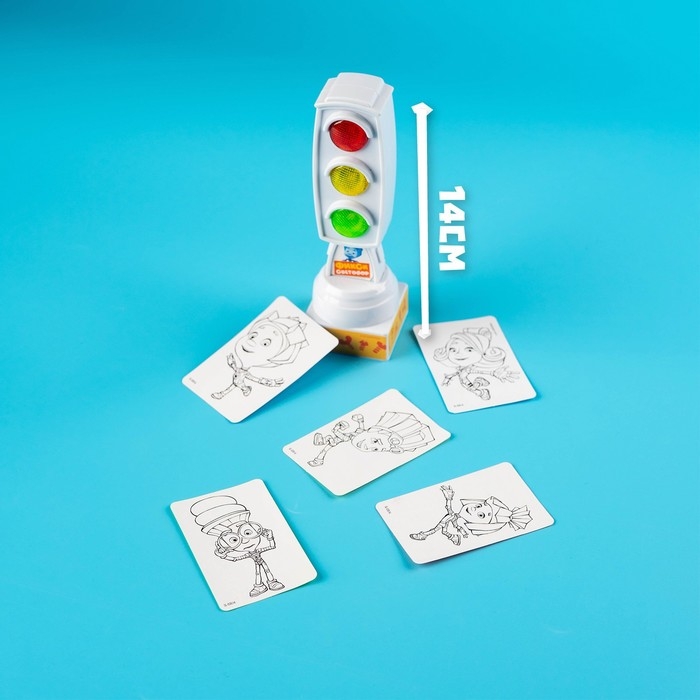 Светофор с карточками Фиксики «Фикси Светофор» Светофор с карточками Фиксики «Фикси Светофор»