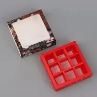 Коробка подарочная под 9 конфет &laquo;С Новым годом&raquo;, 13.7&times;13.7&times;3.5 см