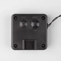 Гирлянда &laquo;Нить&raquo;, 4.5 м, уличная, с насадками &laquo;Цветок&raquo;, IP44, 30 LED, 2 режима, солнечная батарея, тёмная нить, свечение синее/фиолетовое/розовое