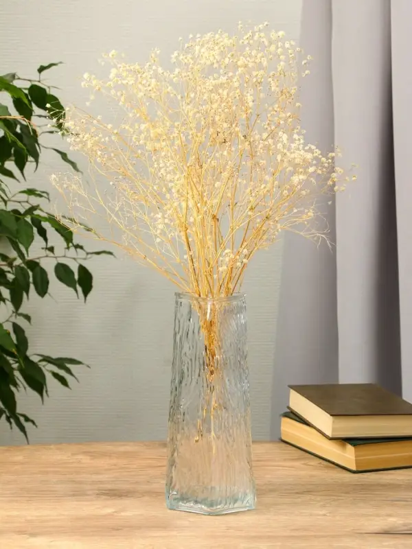 Ваза стекло настольная "Джойс" 24х11х7,5 см, прозрачный