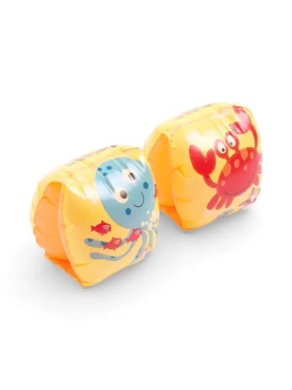 Нарукавники для плавания, надувные, от 1-3 лет, жёлтые