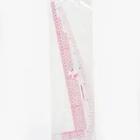 Лекало портновское метрическое &laquo;Бочок&raquo;, с проймой, 47&times;12.5 см, s=0.5 мм, прозрачное