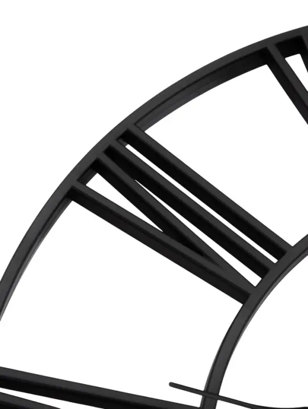 Часы настенные, серия: Лофт, плавный ход, d=45 см, чёрные