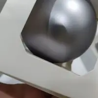 Оформительский шар Finery, 10 см, матовый серебристый