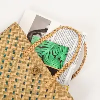 Сумка плетёная из пандана и водного гиацинта, 38&times;14&times;40 см