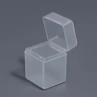 Органайзер для хранения мелочей, 9 баночек, в контейнере, 11.5&times;9&times;2.7 см, прозрачный