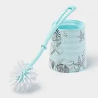 Ёршик для унитаза &laquo;Морской&raquo;, 12&times;12&times;36.5 см, с подставкой