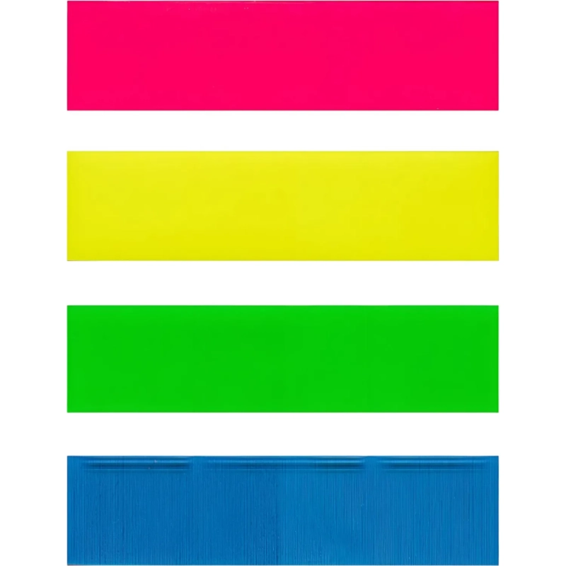 Клейкие закладки пласт. 4цв.по 25л. 12ммх45 Attache