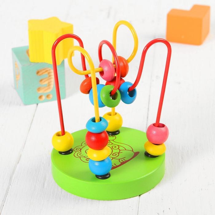 Игрушка из дерева для детей. Серпантинка Игрушка из дерева для детей. Серпантинка "Лев", 2 завитка