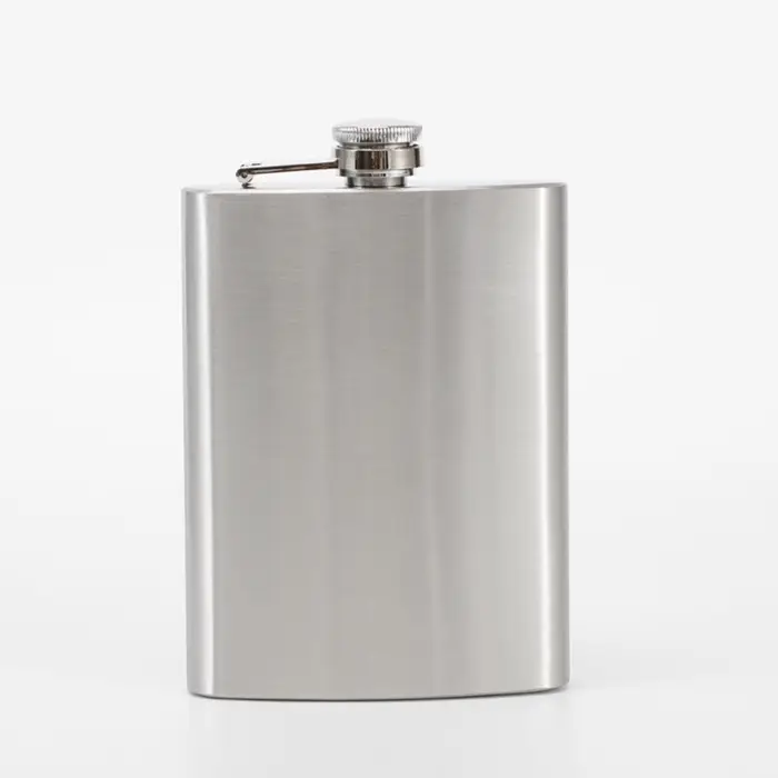 Фляжка Мастер К, 180 мл, подарочная, армейская, 6 oz, нержавеющая сталь, серебристая