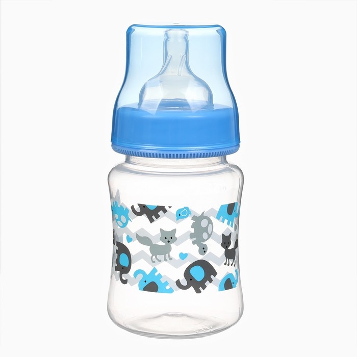 Бутылочка для кормления, ШГ Ø50 180мл., цвет голубой Бутылочка для кормления, ШГ Ø50 180мл., цвет голубой