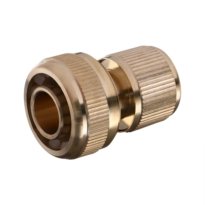 Коннектор, 3/4 Коннектор, 3/4" (19 мм), быстросъёмное соединение, латунь, Greengo