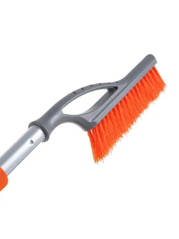 Щетка сметка, со скребком pitstop удлинённая, антиснег, 80 см