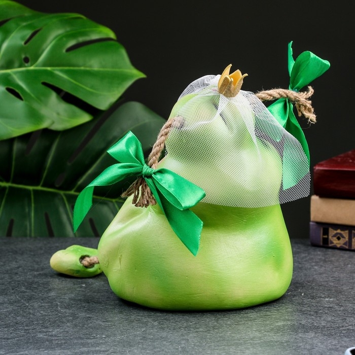 Копилка Копилка "Лягушка - Какая я красивая кому же я достанусь?!" зеленая, 19см