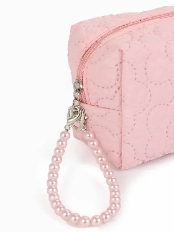 Косметичка дор Цветок 17*6*9, отд на молнии, розовый