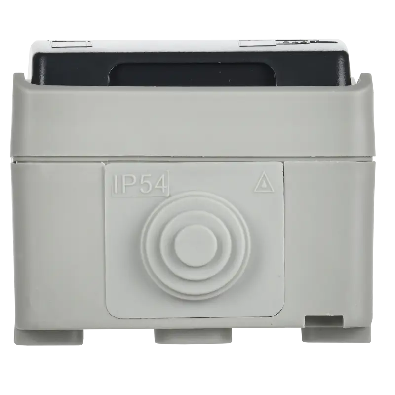 ФОРС Розетка наружная с заземлением с крышкой IP54