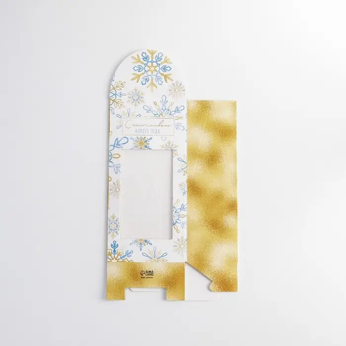 Коробка складная «Счастливого года», 9 х 19 х 6 см Коробка складная «Счастливого года», 9 х 19 х 6 см