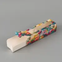 Коробка подарочная с окном &laquo;С любовью. Цветы&raquo;, 18&times;5.5&times;5.5 см, самосборная