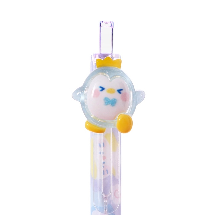 Ручка гелевая автоматическая Пиши-стирай Ручка гелевая автоматическая Пиши-стирай "Зверушки", узел 0,5 мм, синяя