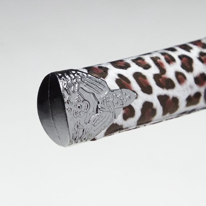Сув. изделие катаны 3в1 на подставке, ножны кожзам, леопард серый 47/70/89см