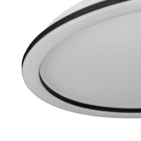 Люстра с ПДУ "Ринго" LED 62Вт 3000-6000К черный 50х50х4,5 см BayerLux