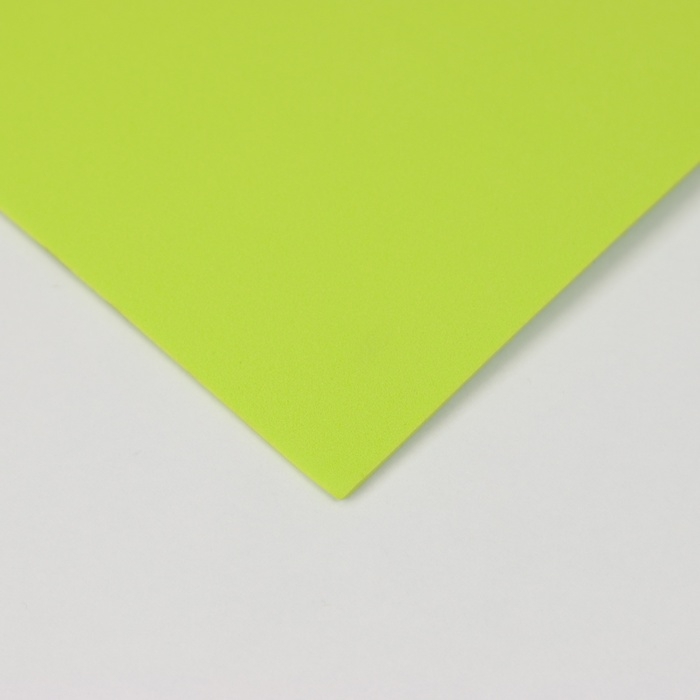 Фоамиран иранский 2 мм (жёлто-зелёный/119) 60х70 см Фоамиран иранский 2 мм (жёлто-зелёный/119) 60х70 см