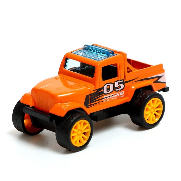 Машина металлическая «Крутые гонки. Пикап», инерция, 1:64, МИКС Машина металлическая «Крутые гонки. Пикап», инерция, 1:64, МИКС