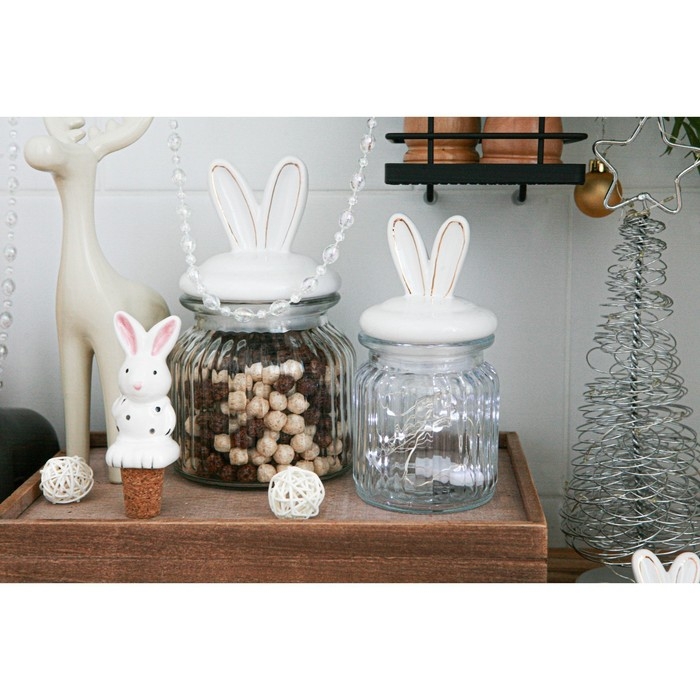 Пробка для бутылки Доляна «Зайка», 3,5×10,5 см Пробка для бутылки Доляна «Зайка», 3,5×10,5 см