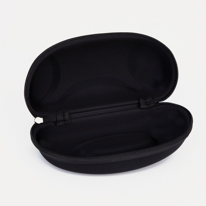 Футляр для очков на молнии, длина 17 см, цвет чёрный Футляр для очков на молнии, длина 17 см, цвет чёрный