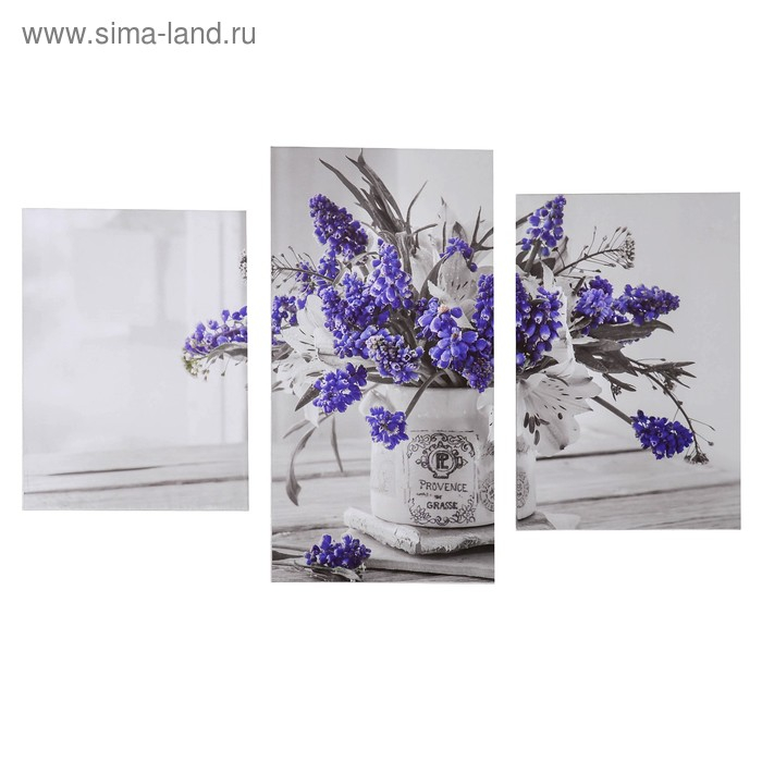 Картина модульная на подрамнике Букет в стиле Прованс Картина модульная на подрамнике Букет в стиле Прованс" (33х45; 33х50; 33х65) 99х65см