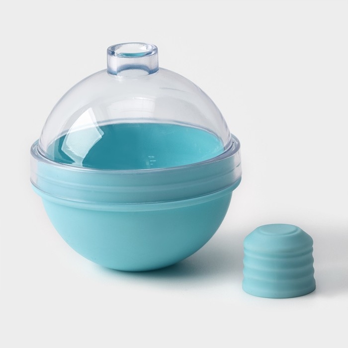 Форма для льда «Шар», d=7 см, цвет бирюзовый Форма для льда «Шар», d=7 см, цвет бирюзовый